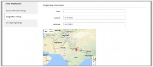 Google Map Settings
