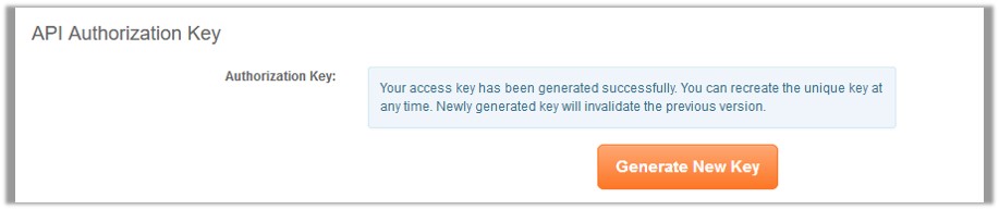 Authorization Key