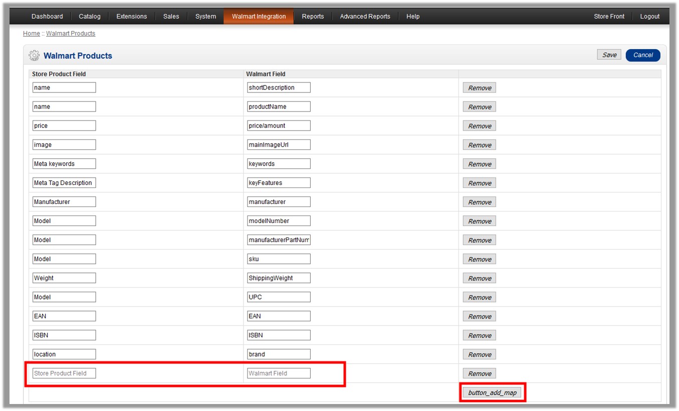 ProductFieldMappingPage