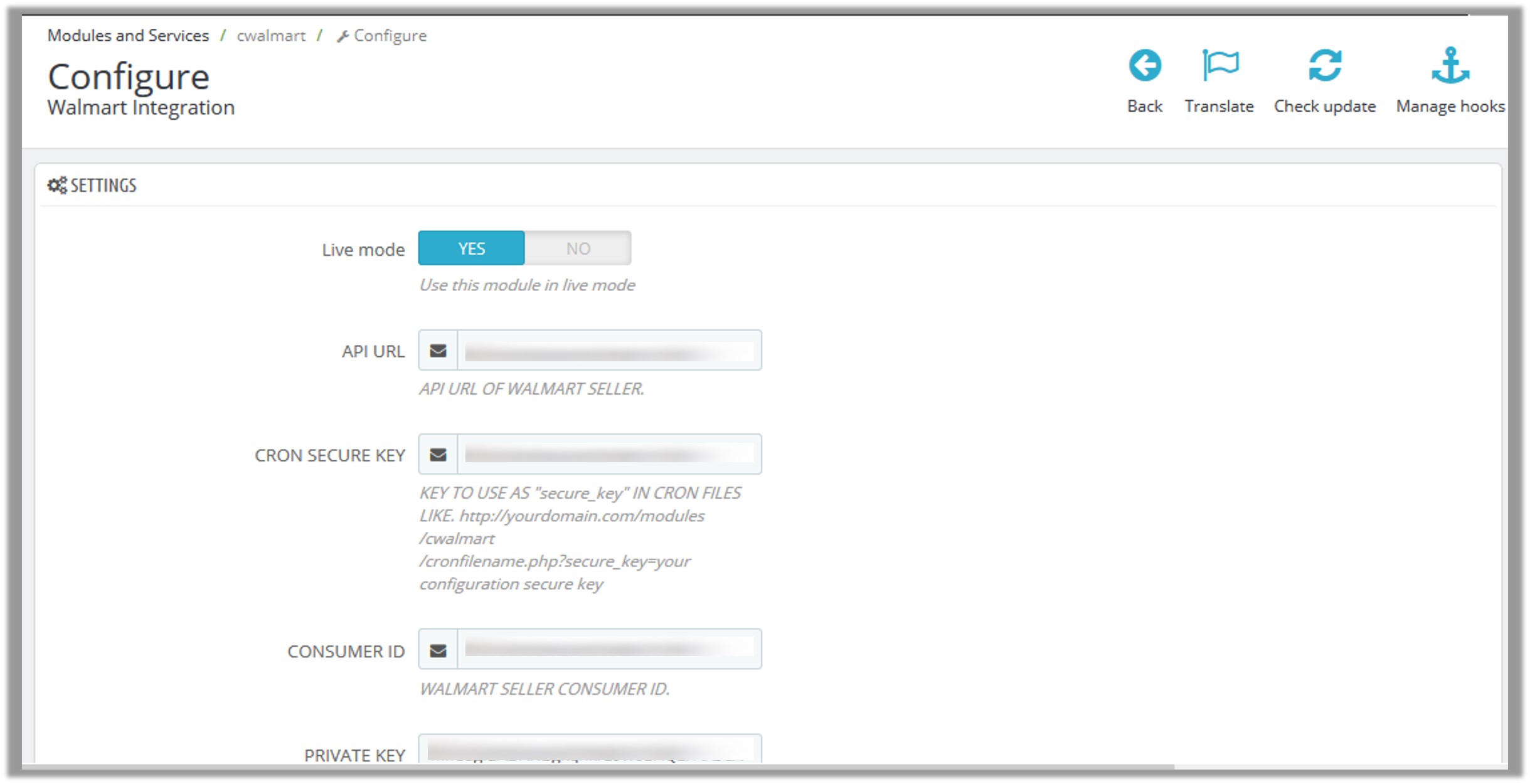 ConfigureWalmartIntegration