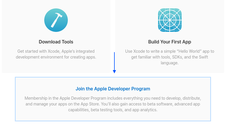 Join the Apple developer program