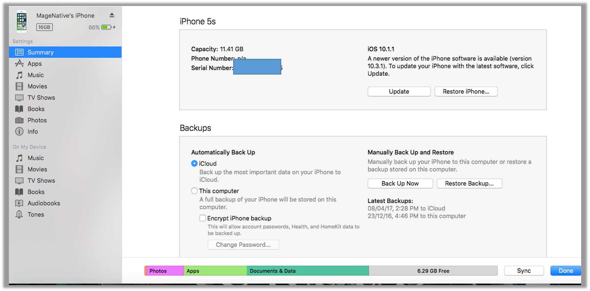 Apple developer account enrollment Serial Number