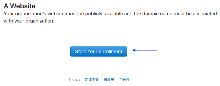 Start your enrollment