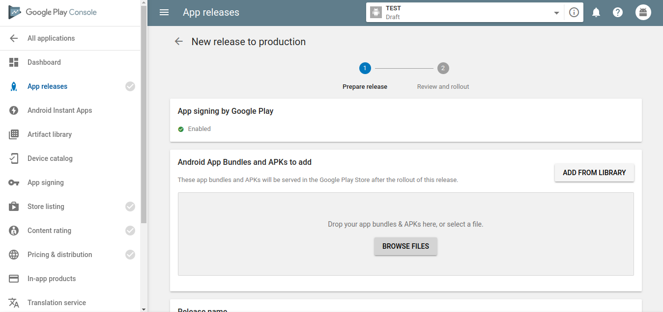 MageNative Mobile App Google Play Store Account Upload New APK To Production
