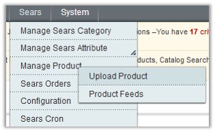 Manage Sears Product