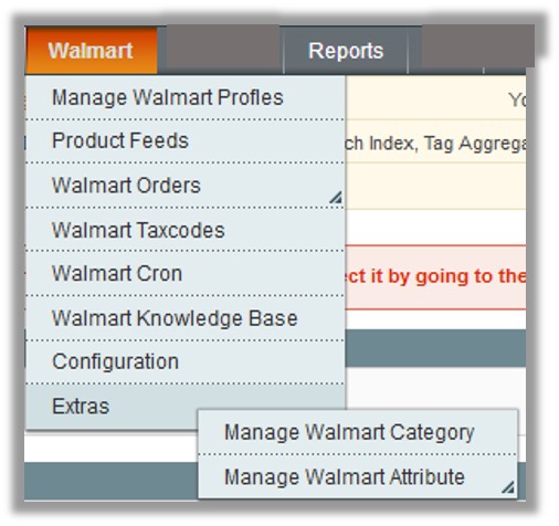 Walmart Extras Menu