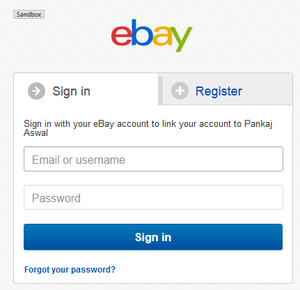 eBayLogin