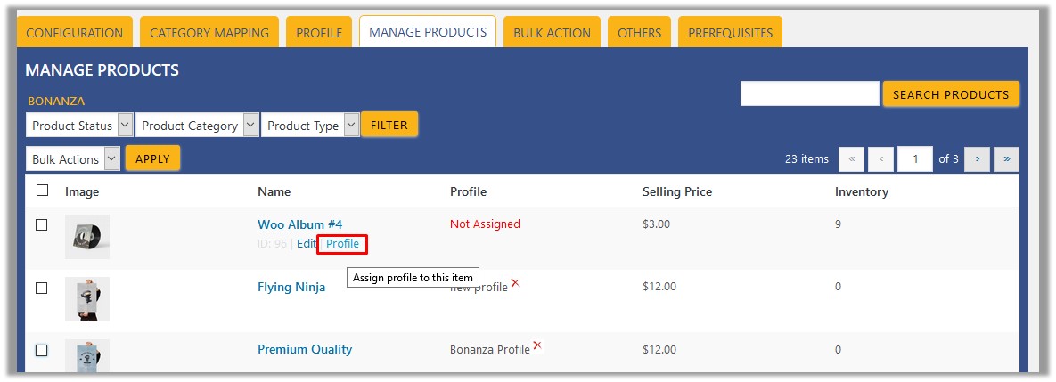 AssignProfile