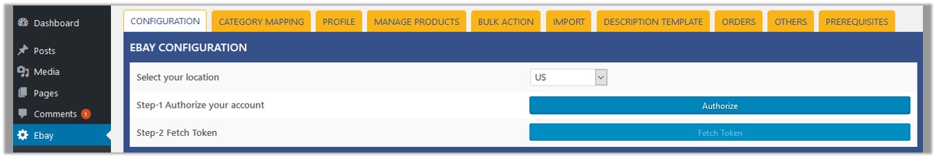EbayComfiguration