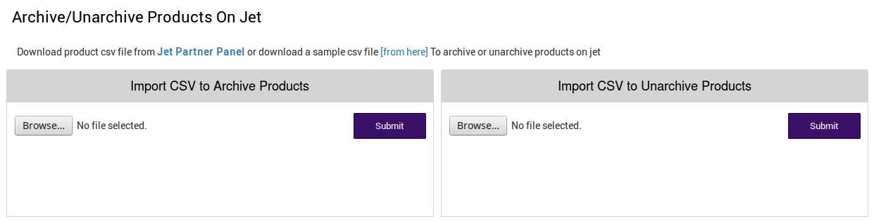 ArchiveUnarchiveProductsOnJet