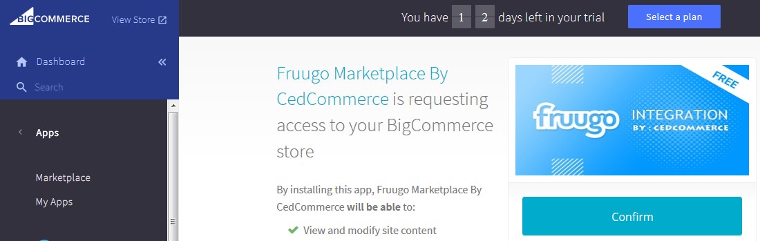 FruugoBigCommerceInstallationConfirm