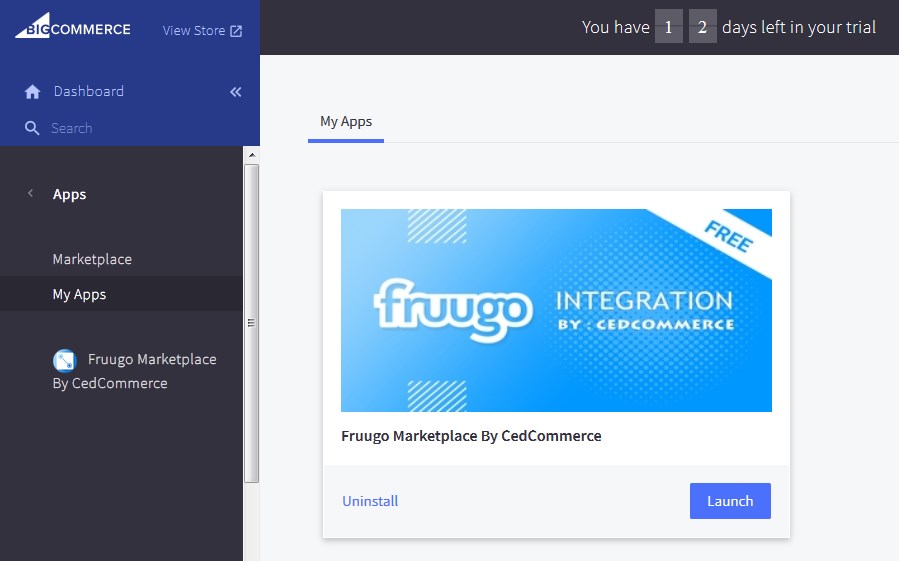 FruugoBigCommerce_LaunchButton