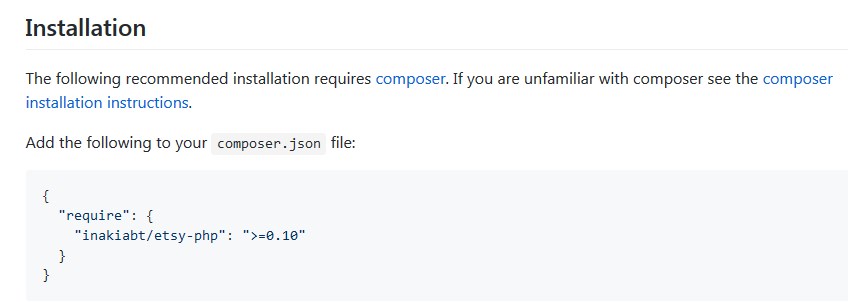 EtsyPHPSDK_Installation