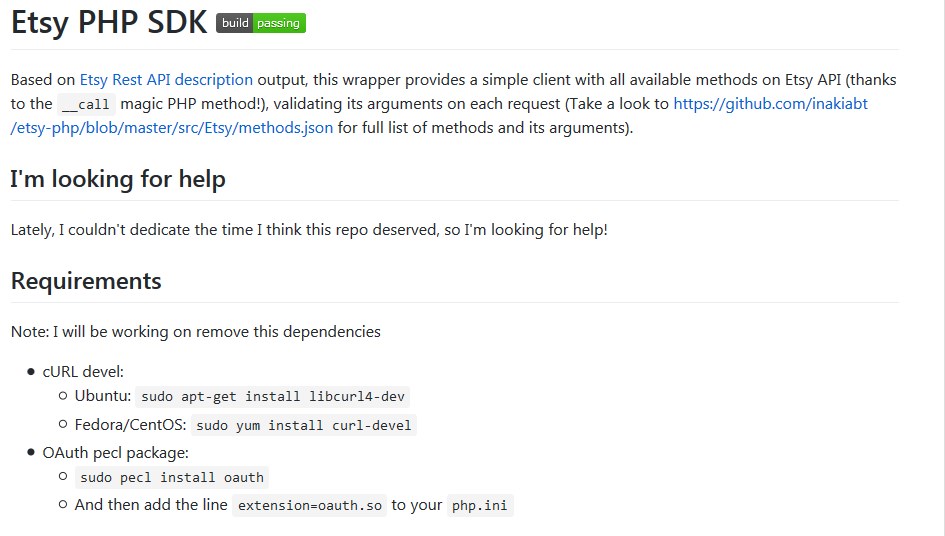 EtsyPHPSDK_Requirements