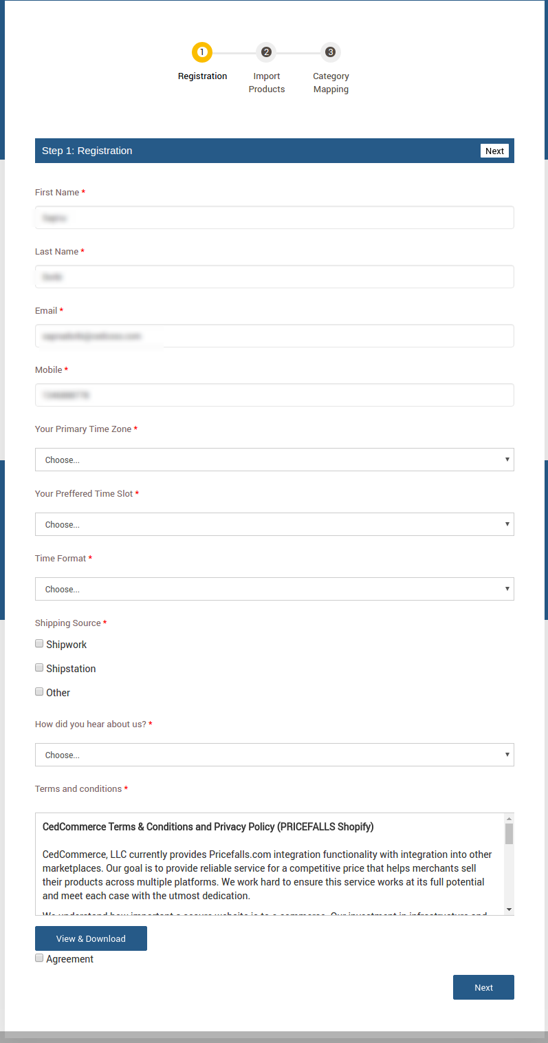 Pricefalls Shopify Integration