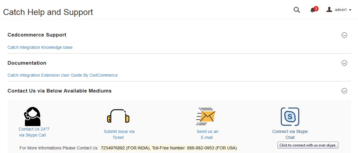 CatchM2Integration_CatchHelpAndSupport
