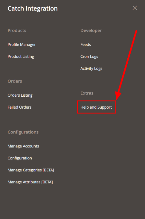 Help-and-Support-Magento-Admin