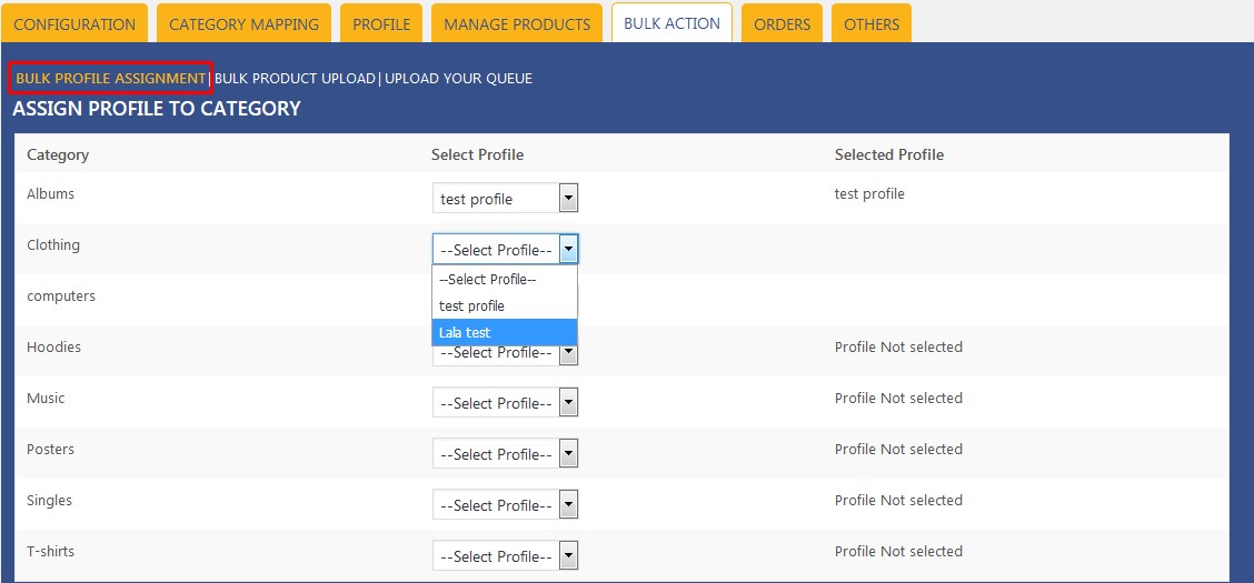 WooCommerceLazadaInetgration_BulkProfileAssignment
