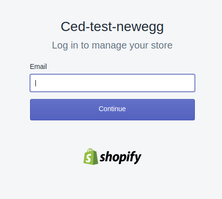 Newegg Shopify Integration