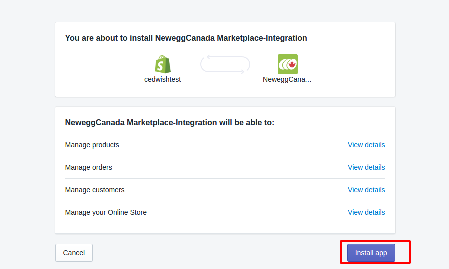 App Installation Page