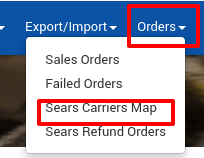 Sears Carrier Map