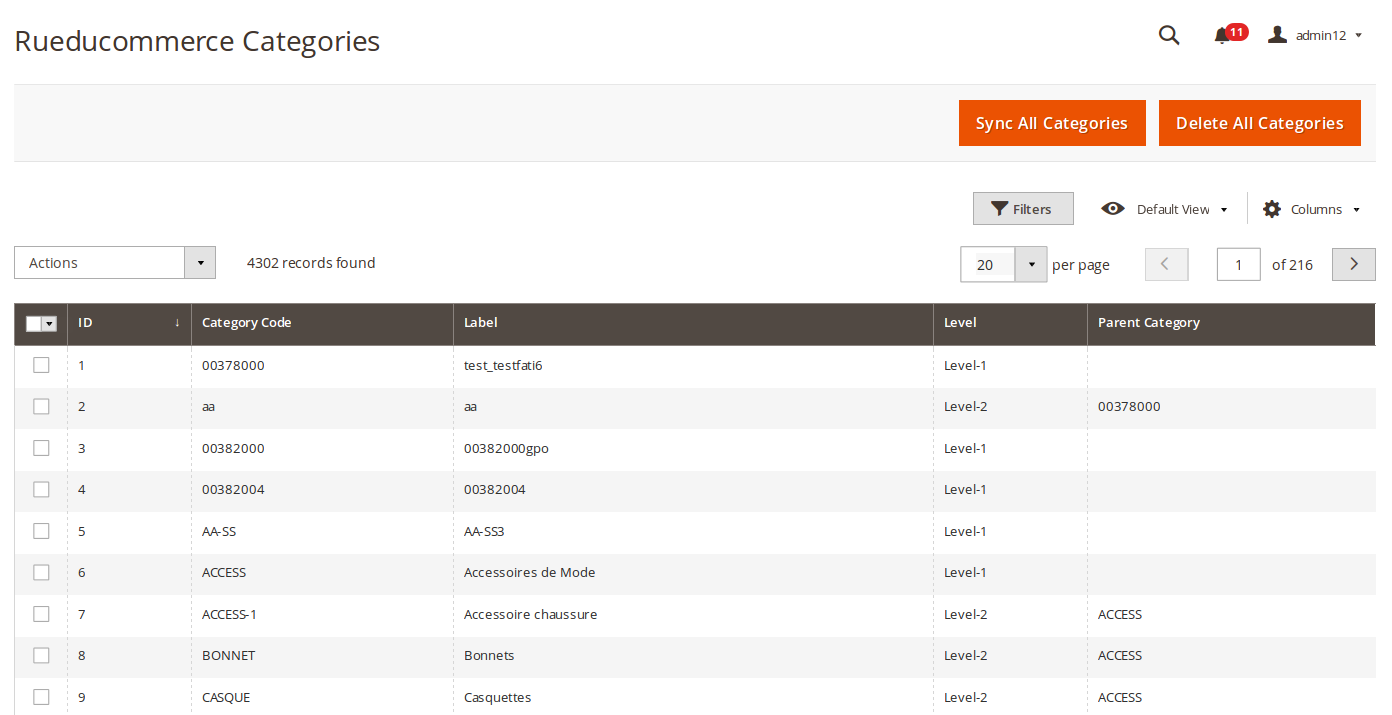 rueducommerce categories