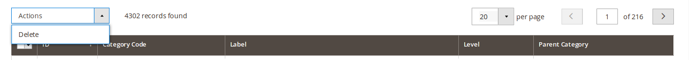 delete rueducommerce categpries