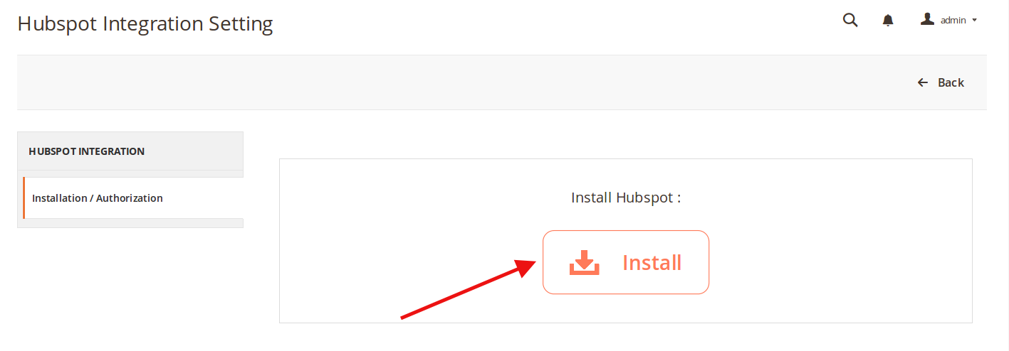 hubspot magento 2 settings