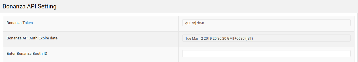 Bonanza Configuration