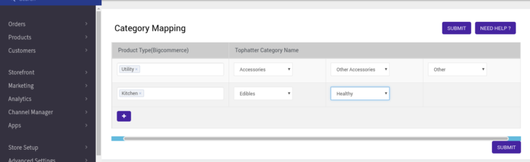 other category mapping