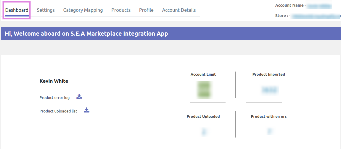 SEA Marketplace Integration
