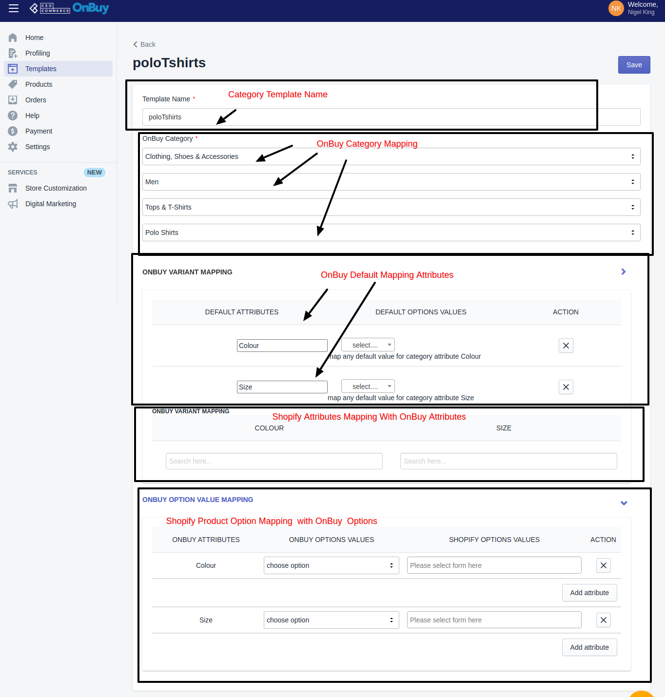 OnBuy Integration Guide - Category Template 3