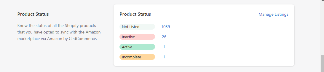 Product Status