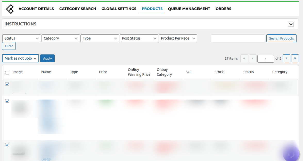 Mark As Not Uploaded on OnBuy