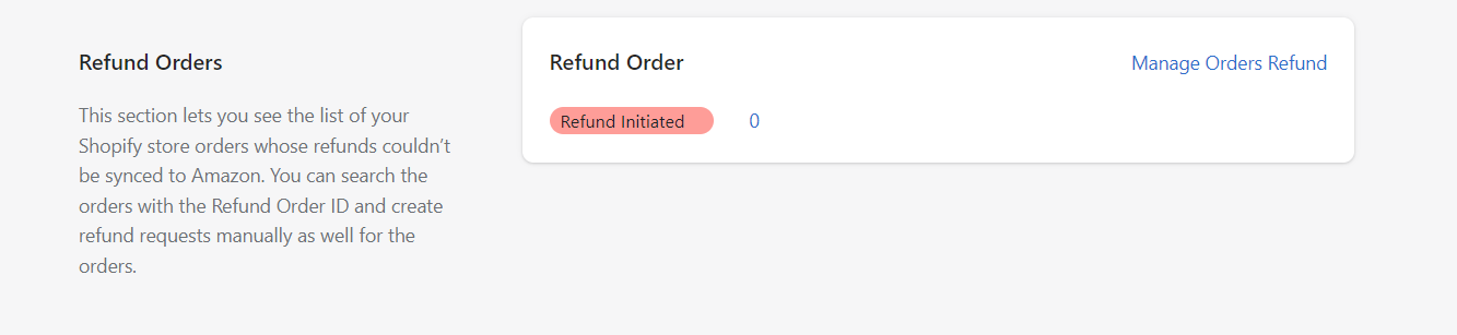 Refund Order Status