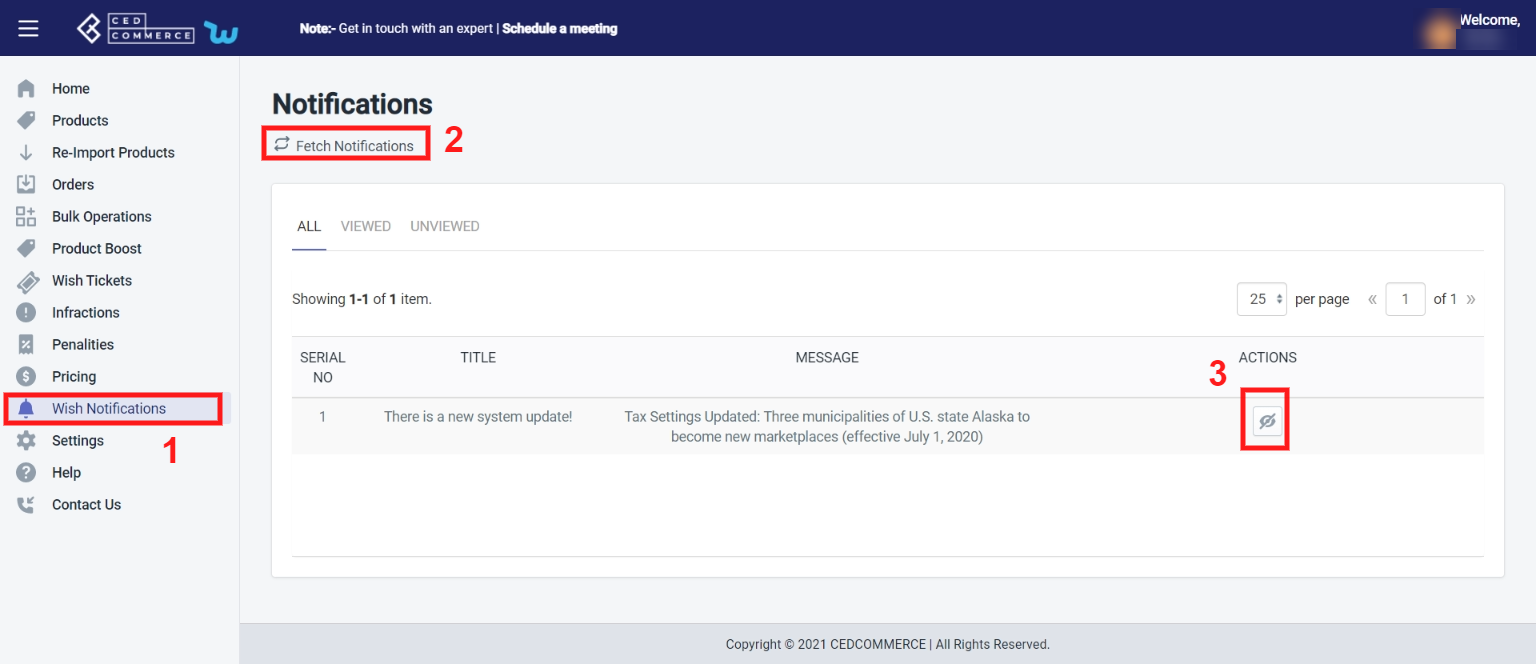 Wish marketplace integration