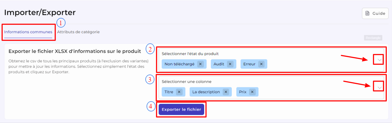 AliExpress - Magento - Import Export French 2