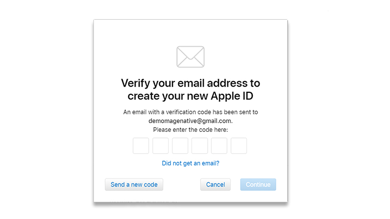 verify your email