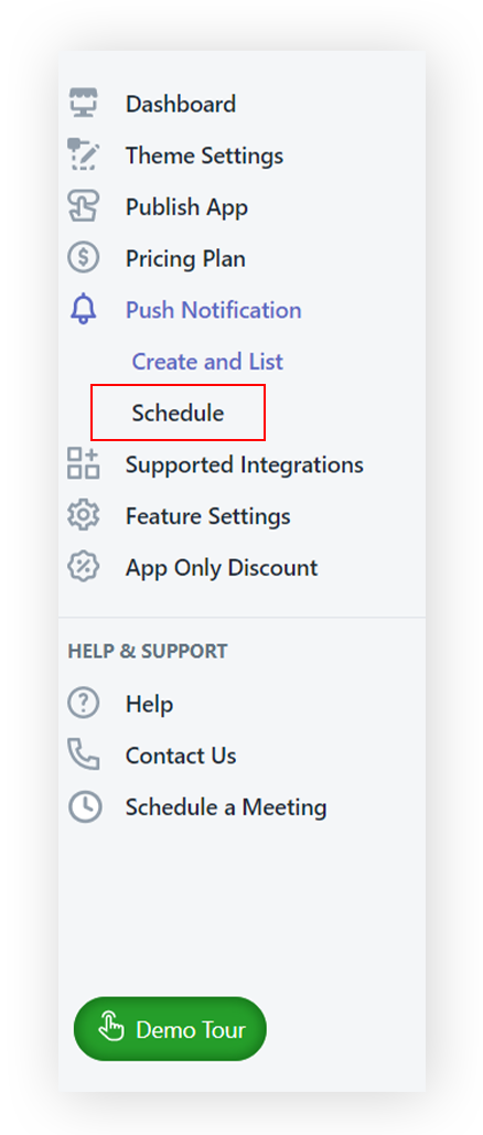 schedule notification