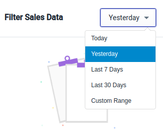 Filter sales data
