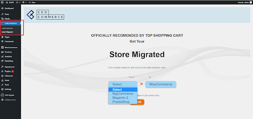 Ecart migrator plugin