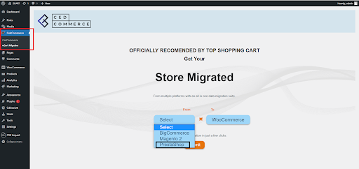 Ecart migrator plugin