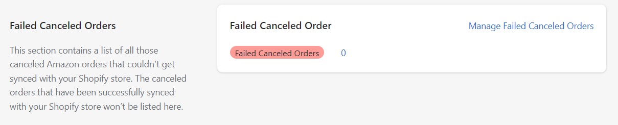 Failed Canceled Orders - MA
