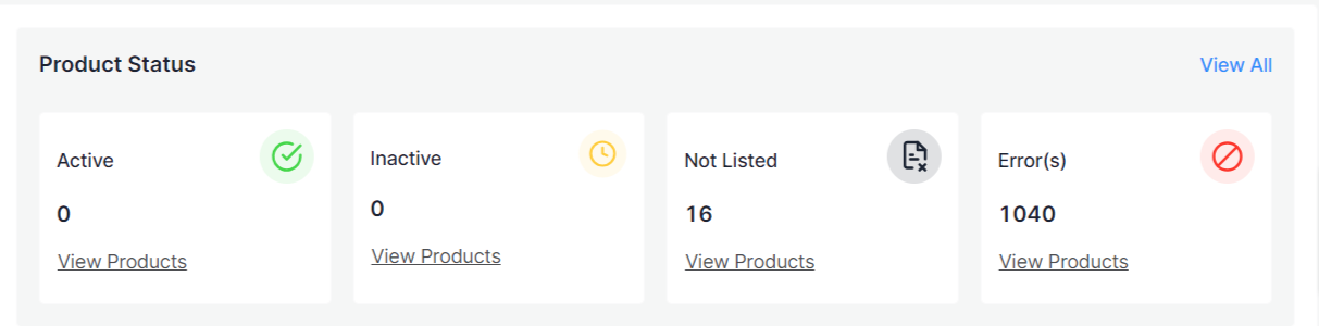 Product status