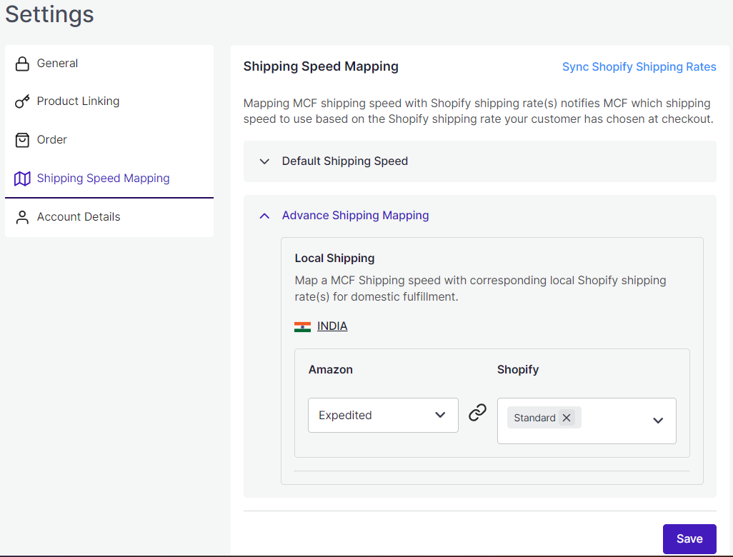 Shipping Speed Mapping
